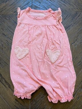 Carter's Pink Polka Dot Romper 3M